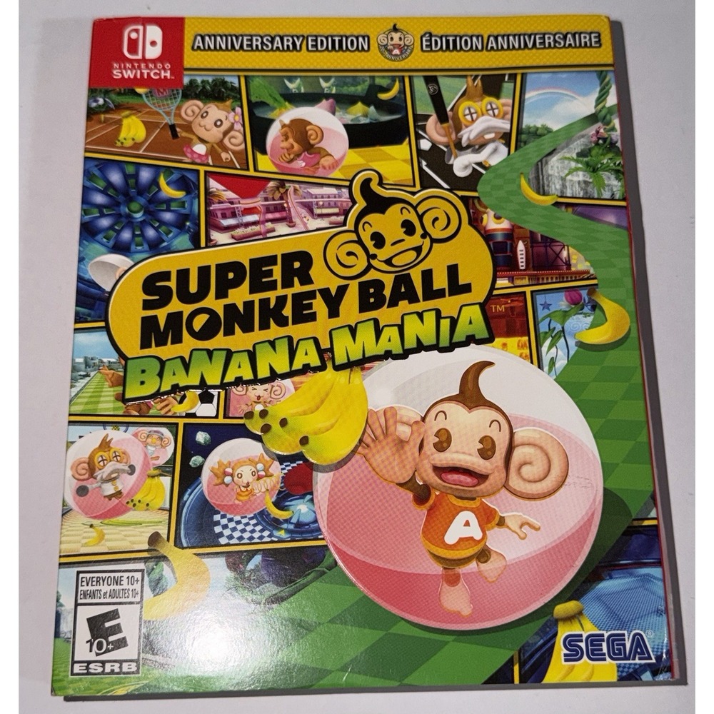 Super Monkey Ball Banana Mania ANNIVERSARY LAUNCH EDITION - Nintendo Switch